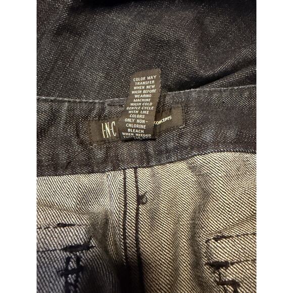 Inc International Concepts Mid Rise Bootcut Jeans Black Size 4 - Picture 6 of 7